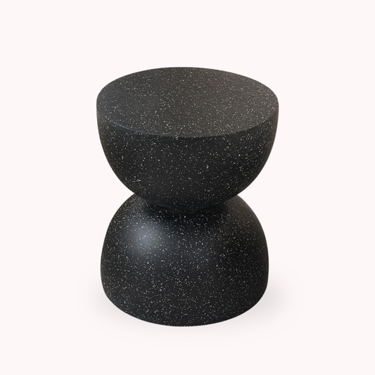 PREVENTA - Mesa Lateral Piedra Luna Tempus Negro