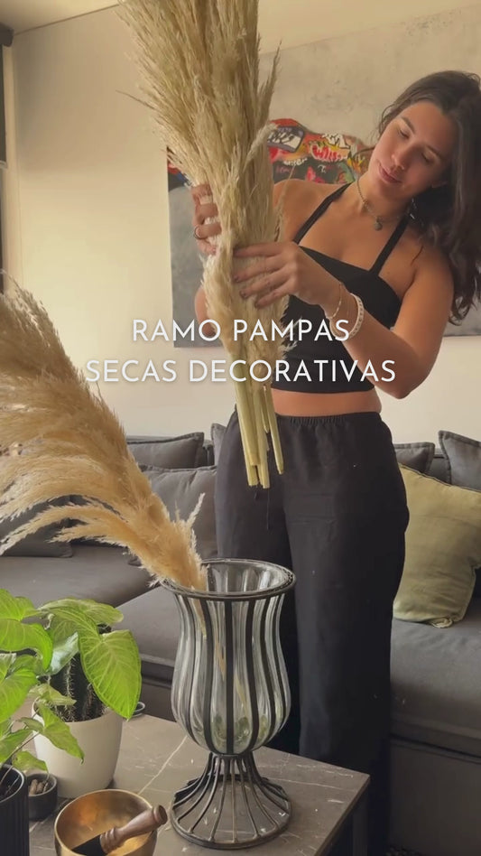 Ramo 10 Pampas Secas Decorativas XL