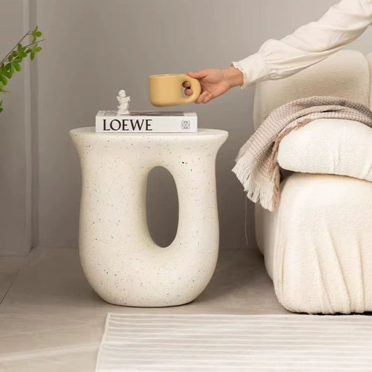 PREVENTA - Mesa de Centro Lateral Tipo Escultura en U