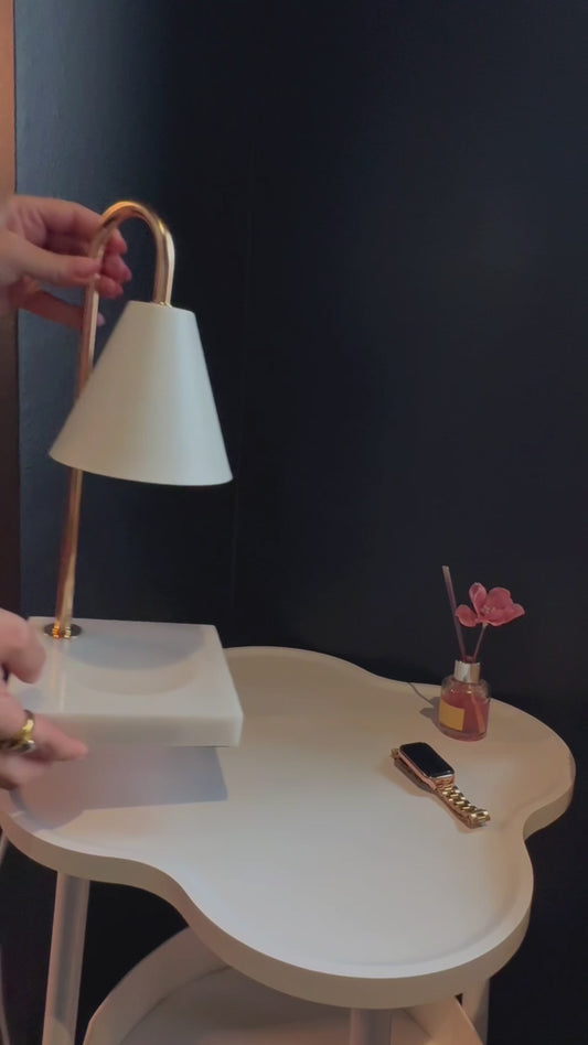 Lampara Calentadora de Velas Negra